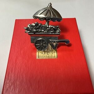 James Avery Sterling Silver Flower Cart Brooch